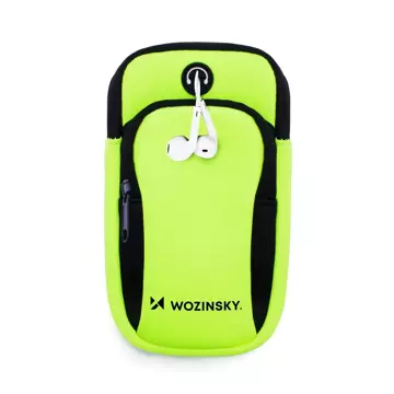 Wozinsky armband for running phone green (WABGR1)