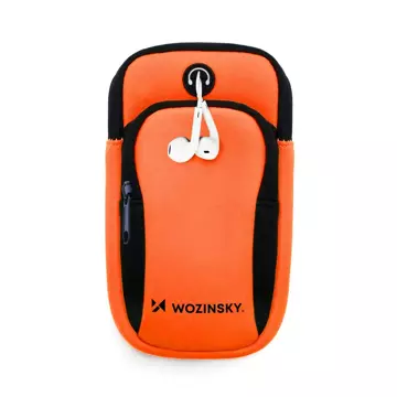 Wozinsky armband for running phone orange (WABOR1)