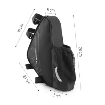 Wozinsky bike bag under the frame 1.5l black (WBB23BK)