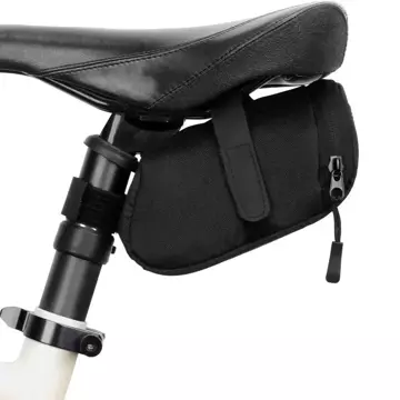 Wozinsky small bicycle saddle bag 0.6 l black (WBB8BK black)