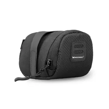 Wozinsky small bicycle saddle bag 0.6 l black (WBB8BK black)