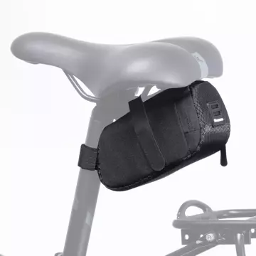 Wozinsky small bicycle saddle bag 0.6 l black (WBB8BK black)