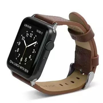 X-Doria Lux smartwatch strap for Apple Watch 42/44/45mm brown/brown