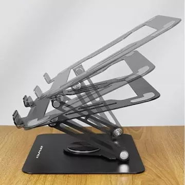 X46 rotating desk holder for a 16" laptop, black