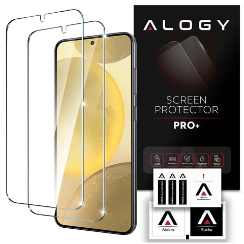 2x Panzerglas für Samsung Galaxy S24 Plus Displayschutzfolie Pro 9H Alogy [2 Stück]