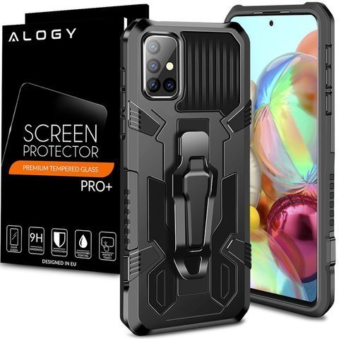Alogy Armor Schutzhülle Ständer für Samsung Galaxy A51 Glas