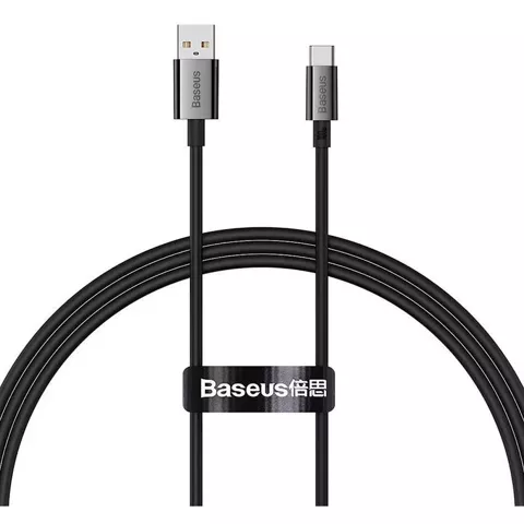 BASEUS USB A auf Typ C PD-Kabel 100 W 1 m schwarz P10320102114-00