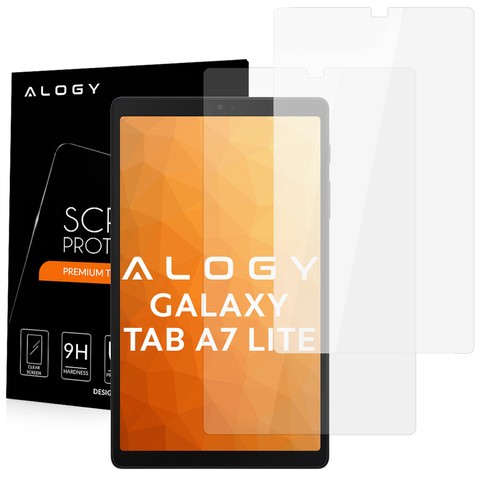 Gehärtetes Glas x2 9H Alogie für Samsung Galaxy Tab A7 Lite 8.7 T220/T225