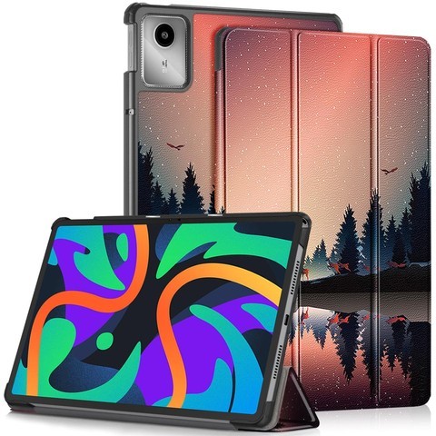 Hülle für Lenovo Tab M11 10,95" TB330FU / TB330XU / TB331FC Tablet Cover Case Alogy Book Cover Lake Glass Stylus