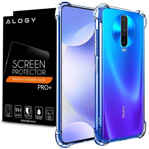 ShockProof Alogy gepanzerte Hülle für Xiaomi Redmi K30 / Poco X2 transparentes Alogy Glas