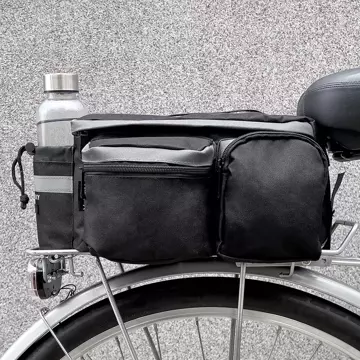 „Wozinsky Fahrradträgertasche mit Schultergurt 6l schwarz (WBB3BK)“