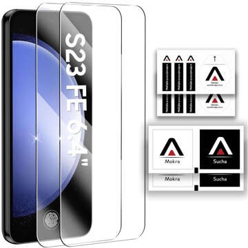 2x 9H gehärtetes Glas für Samsung Galaxy S23 FE Handydisplay Alogy Screen Protector PRO [2 Stk.]