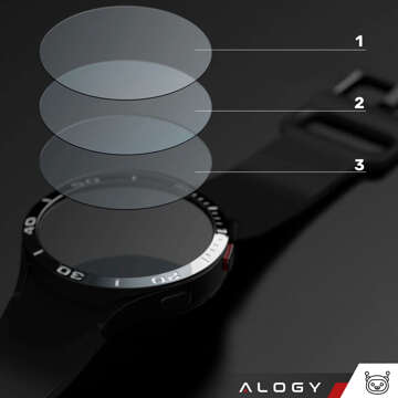 2x Alogy 9H gehärtetes Glas für Huawei Watch GT 3 Pro 46mm