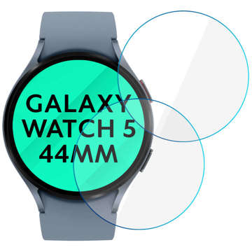 2x Alogy Displayschutzfolie aus gehärtetem Glas für Samsung Galaxy Watch 5 44mm