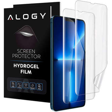 2x Alogy Hydrogel Film Hydrogel Film Handyschutzhülle für Apple iPhone 13 Mini