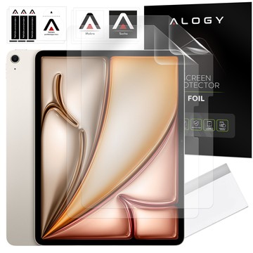 2x Alogy Matte Paper Screen Feel-Schutzfolie für Apple iPad Air 6 13" 2024 / iPad Pro 13" 2024