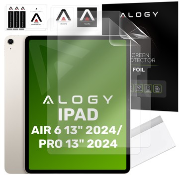 2x Alogy Matte Paper Screen Feel-Schutzfolie für Apple iPad Air 6 13" 2024 / iPad Pro 13" 2024