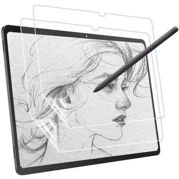 2x Folia matowa Alogy Matte Paper Screen Feel für Samsung Galaxy Tab S7 FE/ S7 Plus/ S8 Plus 12,4"