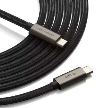 2x Kabel USB-C Typ C Ringke USB 3.2 Gen Cable PD240W 200cm Schwarz