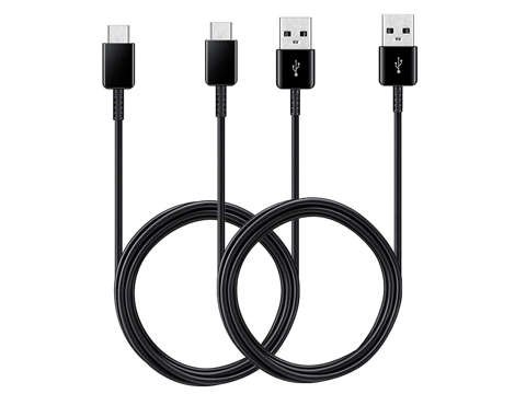 2x Original Samsung USB Typ C Kabel EP-DG930MBEGWW 1,5m schwarz