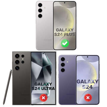 2x Panzerglas für Samsung Galaxy S24 Plus Displayschutzfolie Pro 9H Alogy [2 Stück]