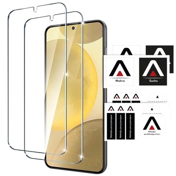 2x Panzerglas für Samsung Galaxy S24 Plus Displayschutzfolie Pro 9H Alogy [2 Stück]