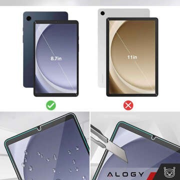 2x Panzerglas für Samsung Galaxy Tab A9 2023 8,7" 2gen X110 / X115 für Alogy Displayschutzfolie Pro 9H