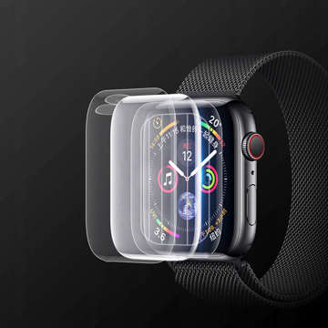 2x Rock Hydrogel Film Schutzfolie für Apple Watch 4/5/6/7 / SE 40 / 41mm