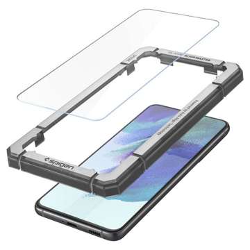 2x Samsung Galaxy S21 FE Panzerglas für Spigen Alm Glas.tR