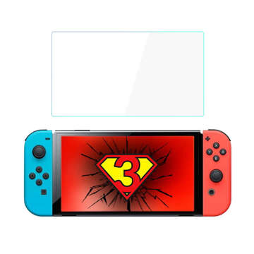 3mk Schützendes Hybridglas Flexibles Glas 7H für Nintendo Switch Oled