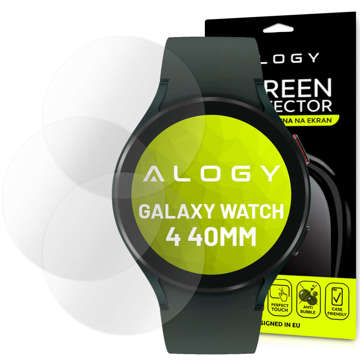 3x Folia hydrożelowa Alogy Hydrogel für Samsung Galaxy Watch 4 40mm