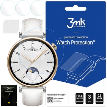 3x Hybridglas für Huawei Watch GT 4 41mm 3mk Watch Protection Display [3 Stk.]