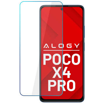 9H Alogy Displayschutz aus gehärtetem Glas für Xiaomi Poco X4 Pro 5G