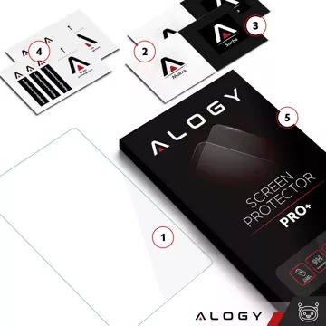 9H gehärtetes Glas für Lenovo Legion Go für den Konsolenbildschirm Alogy Screen Protector PRO