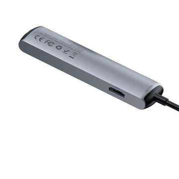 Adapter HUB 6w1 Baseus USB-C auf 3x USB 3.0 HDMI RJ45 USB-C PD