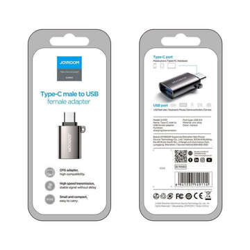 Adapter Joyroom S-H151 USB auf USB-C Typ C OTG Adapter Schwarz