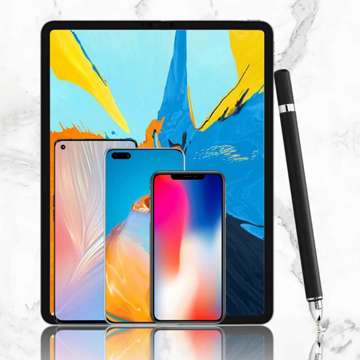 Alogy 2-in-1 kapazitiver Touch-Stift für Telefon-Tablet-Bildschirm mit Stift Schwarz