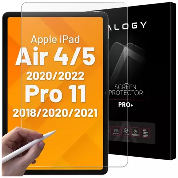 Alogy 9H gehärtetes Glas für den Bildschirm für iPad Air 4 2020 / Air 5 2022 / iPad Pro 11 2018/2020/2021