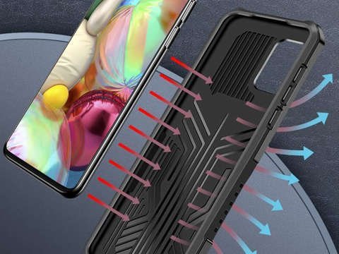 Alogy Armor Schutzhülle Ständer für Samsung Galaxy A51 Glas