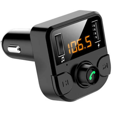 Alogy Autoladegerät FM-Transmitter Bluetooth 5.0 USB 2.0 Memory Stick