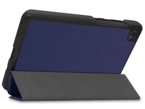 Alogy Book Cover Case für Lenovo Tab M7 TB-7305F Navy Blue Foil Stylus