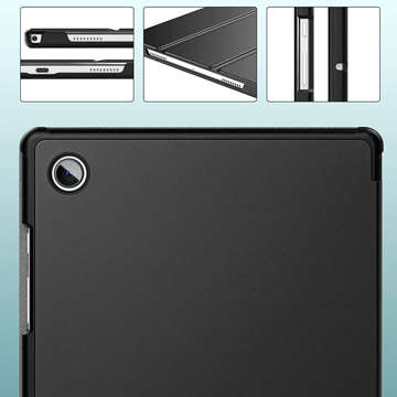 Alogy Book Cover Hülle für Samsung Galaxy Tab A8 2021 SM-X200 / SM-X205 Schwarz