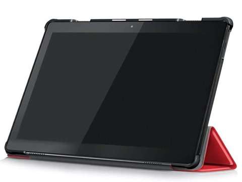 Alogy Book Cover für Lenovo Tab M10 10.1 TB-X605 Rotes Glas