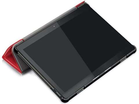 Alogy Book Cover für Lenovo Tab M10 10.1 TB-X605 Rotes Glas