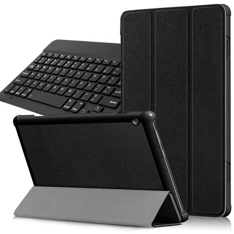 Alogy Book Cover für Lenovo Tab M10 10.1 TB-X605 Schwarze Tastatur