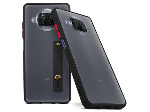 Alogy Bumper Case mit Trageriemen für Xiaomi Mi 10T Lite Black