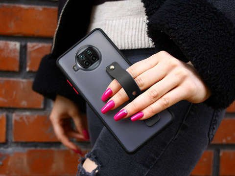 Alogy Bumper Case mit Trageriemen für Xiaomi Mi 10T Lite Black