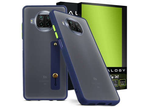 Alogy Bumper Case mit Trageriemen für Xiaomi Mi 10T Lite Navy Blue