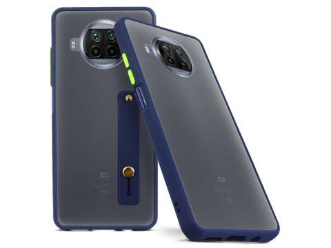 Alogy Bumper Case mit Trageriemen für Xiaomi Mi 10T Lite Navy Blue