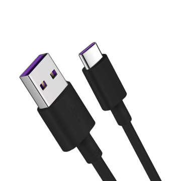 Alogy Cable Fast USB-A auf USB-C Typ C 5 A 1 m schwarzer Organizer